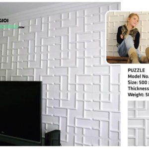 Ốp tường nhựa 3D PVC – PUZZLE WK51039