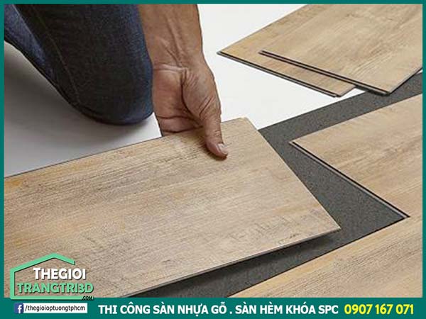 Kho cung cấp sàn nhựa giả gỗ tự dán Solid Floor 2mm