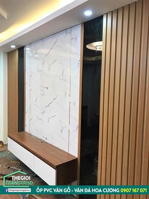 Ứng dụng của tấm ốp tường gỗ composite trong thiết kế trang trí nội thất
