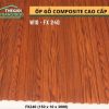 Ốp tường gỗ composite cao cấp - lamri nhựa gỗ GPWood W10 FX240