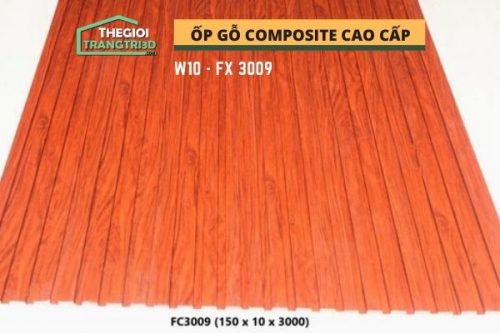 Ốp tường gỗ composite cao cấp - lamri nhựa gỗ GPWood W10 FC3009