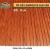 Ốp tường gỗ composite cao cấp - lamri nhựa gỗ GPWood W10 FX34