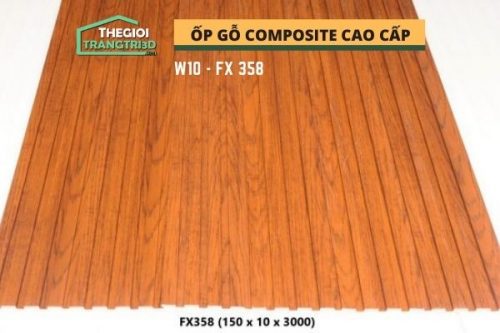 Ốp tường gỗ composite cao cấp - lamri nhựa gỗ GPWood W10 FX358