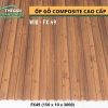 Ốp tường gỗ composite cao cấp - lamri nhựa gỗ GPWood W10 FX49