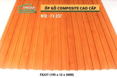 Ốp tường gỗ composite cao cấp - lamri nhựa gỗ GPWood W12 FX237