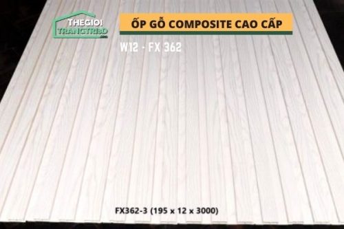 Ốp tường gỗ composite cao cấp - lamri nhựa gỗ GPWood W12 FX362