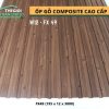 Ốp tường gỗ composite cao cấp - lamri nhựa gỗ GPWood W12 FX49