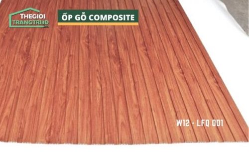 Tấm ốp gỗ nhựa composite - lamri vân gỗ GPWood W12 LFQ 001