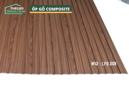 Tấm ốp gỗ nhựa composite - lamri vân gỗ GPWood W12 LFQ 008