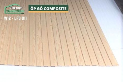 Tấm ốp gỗ nhựa composite - lamri vân gỗ GPWood W12 LFQ 011