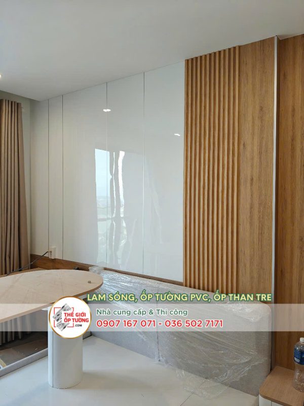Tấm nhựa giả gỗ ốp tường nano – Vật liệu trang trí “đa năng”