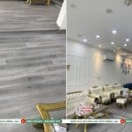 Tấm ốp tường PVC, Sàn nhựa gỗ hèm khóa trung tâm nha khoa q10 HCM