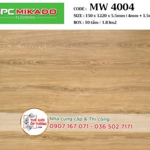 Sàn Gỗ Hèm Khóa SPC MIKADO 5.5mm - MW4004