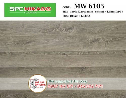 Sàn Gỗ Hèm Khóa SPC MIKADO 8mm - MW6105