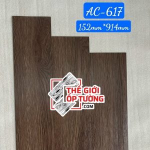 Sàn nhựa giả gỗ sẵn keo tự dán 1.6mm MSFloor AC617