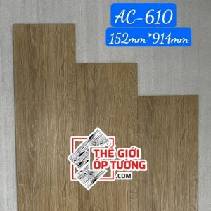 Sàn nhựa giả gỗ sẵn keo tự dán 1.6mm MSFloor AC610