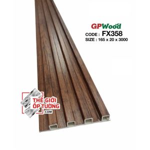 Tấm Ốp Tường Lam Sóng GPWOOD - Lam 4 sóng vân gỗ (bảng màu)