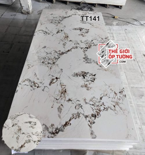 Tấm ốp tường than tre vân đá 141