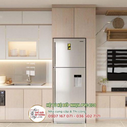 Hệ Tủ Kệ Bếp Nhựa ECO Nội Thất PVC mẫu 03