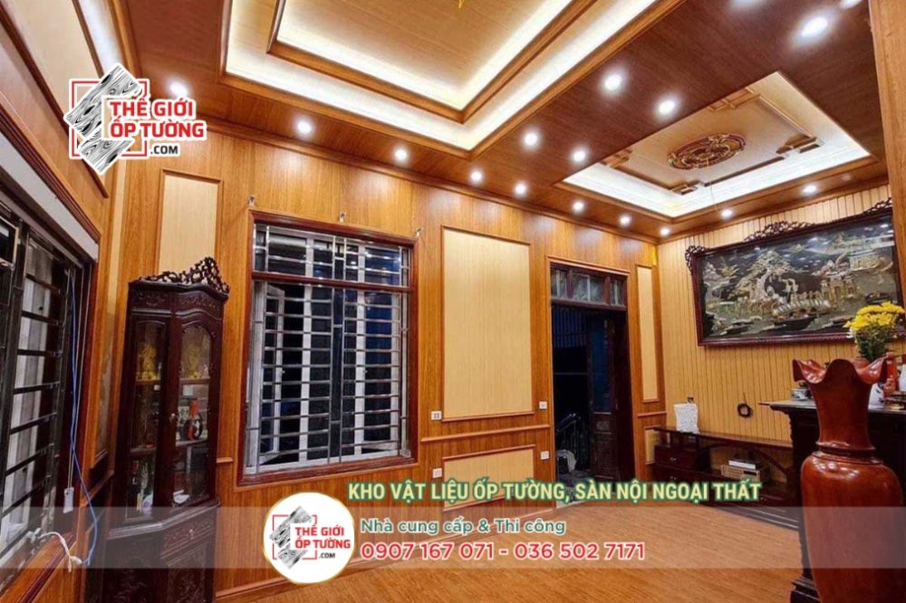 Chọn ốp tường nhựa giả gỗ decor nội thất thông minh & tiết kiệm