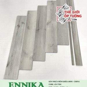 Sàn Nhựa Hèm Khóa Ennika 4mm 7701