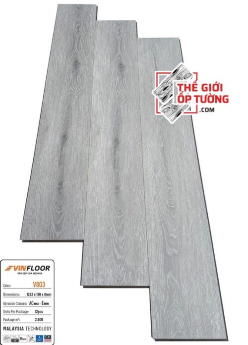 Sàn Gỗ Malaysia 8mm VINFLOOR 03