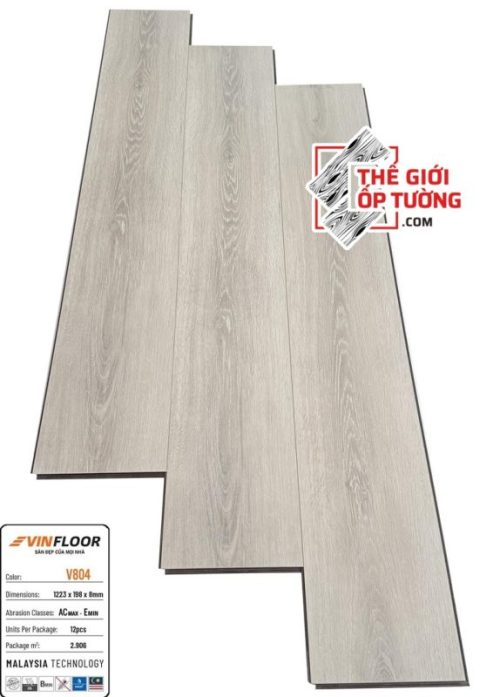 Sàn Gỗ Malaysia 8mm VINFLOOR 04