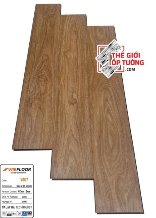 Sàn Gỗ Malaysia 8mm VINFLOOR 07