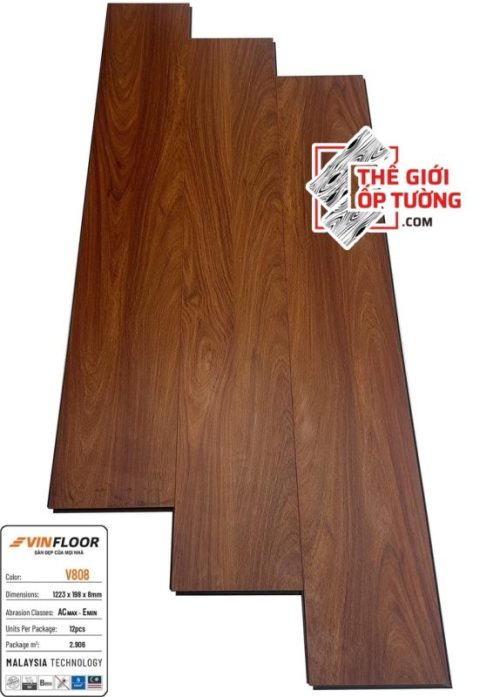 Sàn Gỗ Malaysia 8mm VINFLOOR 08