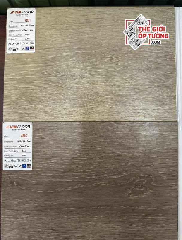 Sàn Gỗ Malaysia 8mm VINFLOOR