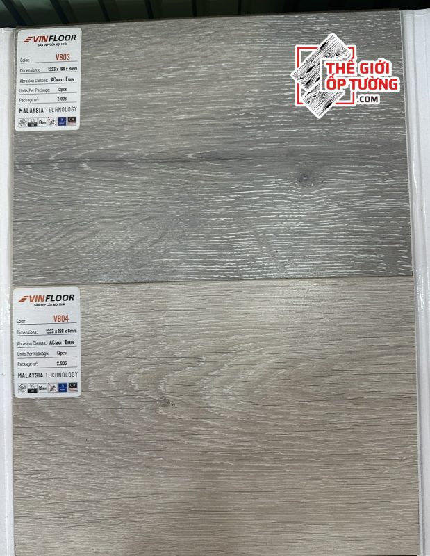 Sàn Gỗ Malaysia 8mm VINFLOOR