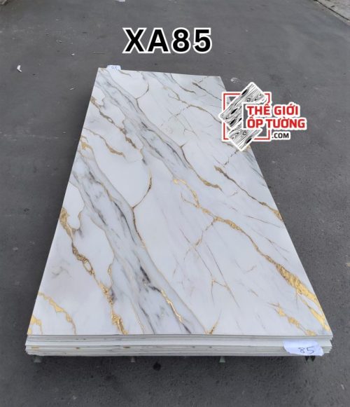 Tấm ốp tường nhựa PVC vân đá marble mới XA85