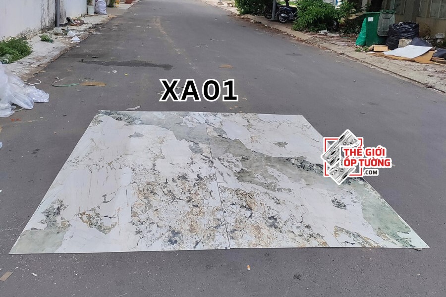 Tấm ốp tường nhựa PVC vân đá marble mới XA01