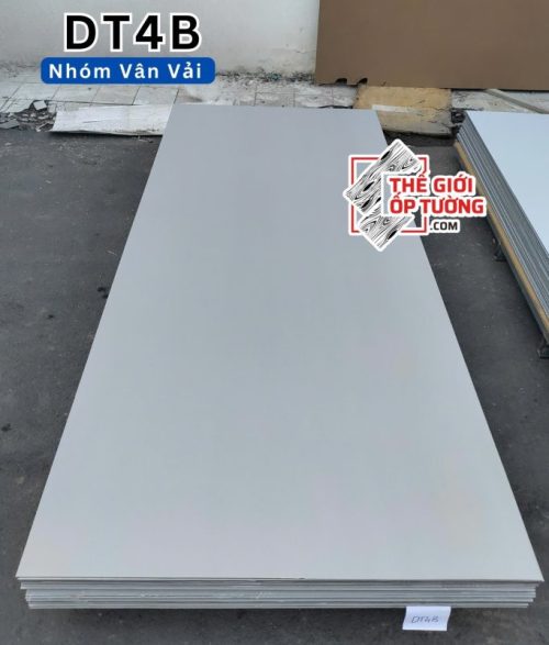 Tấm ốp tường nhựa PVC vân vải DT4B