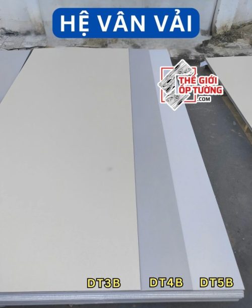 Tấm ốp tường nhựa PVC vân vải DT3B