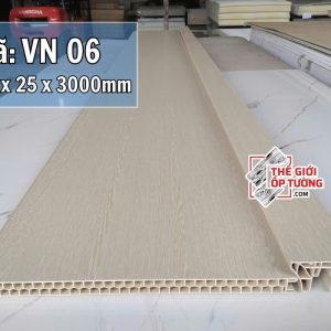 Ốp Vách Ngăn PVC Vân Gỗ 06