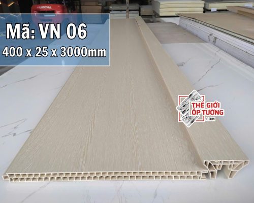 Ốp Vách Ngăn PVC Vân Gỗ 06