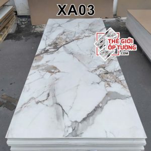 Tấm ốp tường nhựa PVC vân đá marble mới XA03