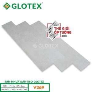 Sàn nhựa sẵn keo bóc dán 2mm Glotex 269