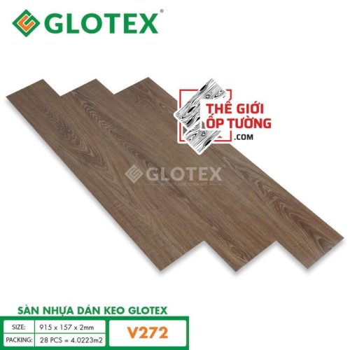 Sàn nhựa sẵn keo bóc dán 2mm Glotex 263