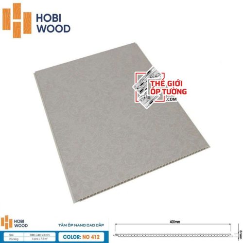 Tấm ốp tường nano vân gỗ cao cấp HOBI Wood vân vải