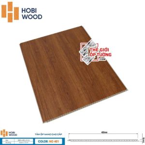 Tấm ốp tường nano vân gỗ cao cấp HOBI Wood 3000x400x8mm