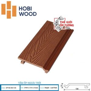 Ốp Tường Sàn Ngoài Trời Gỗ Nhựa Composite Hobi Wood