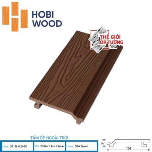 Ốp Tường Sàn Ngoài Trời Gỗ Nhựa Composite Hobi Wood