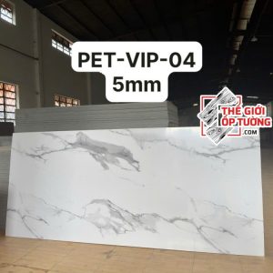 Ốp tường than tre vân đá 5mm PET VIP 04