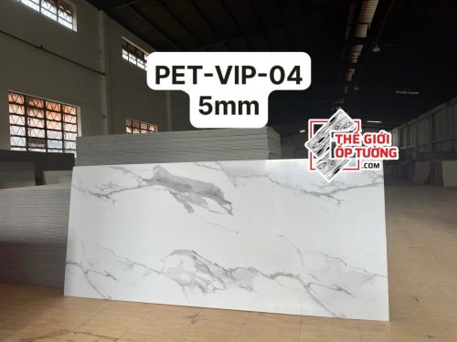 Ốp tường than tre vân đá 5mm PET VIP 04