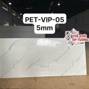 Ốp tường than tre vân đá 5mm PET VIP 05