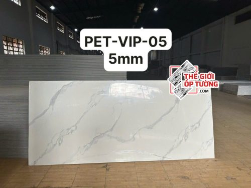 Ốp tường than tre vân đá 5mm PET VIP 05