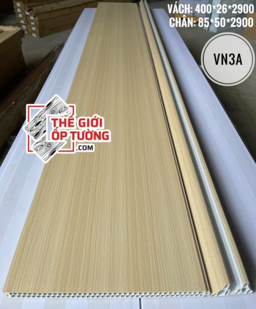 Tấm Ốp Vách Ngăn PVC Vân Gỗ VN3A