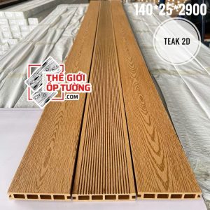 Tấm ốp gỗ nhựa composite ngoài trời - Sàn Lỗ Vuông 2D